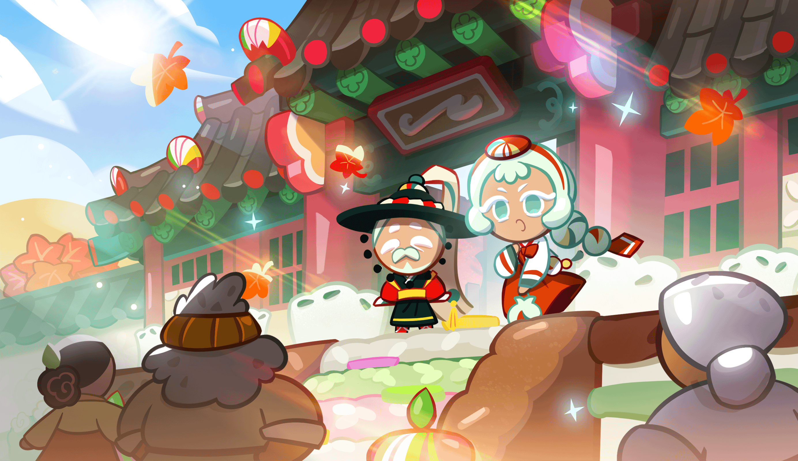 Okchun Cookie giving a speech